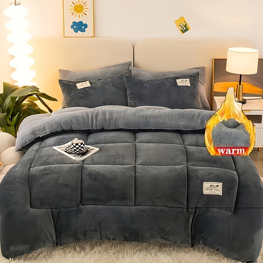 Ultra-Soft Sherpa Fleece Blanket - Cozy Warm