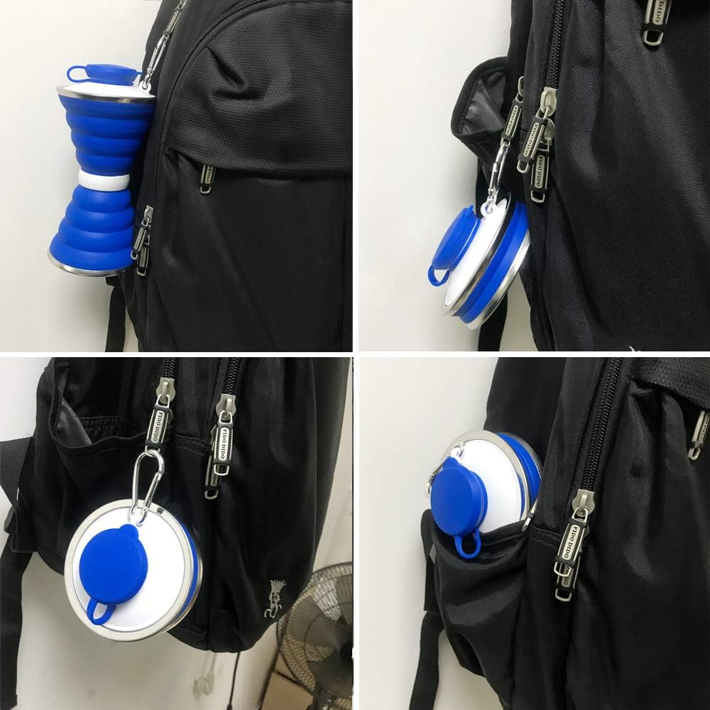 HydroFold - Collapsible Water Bottle with Clip