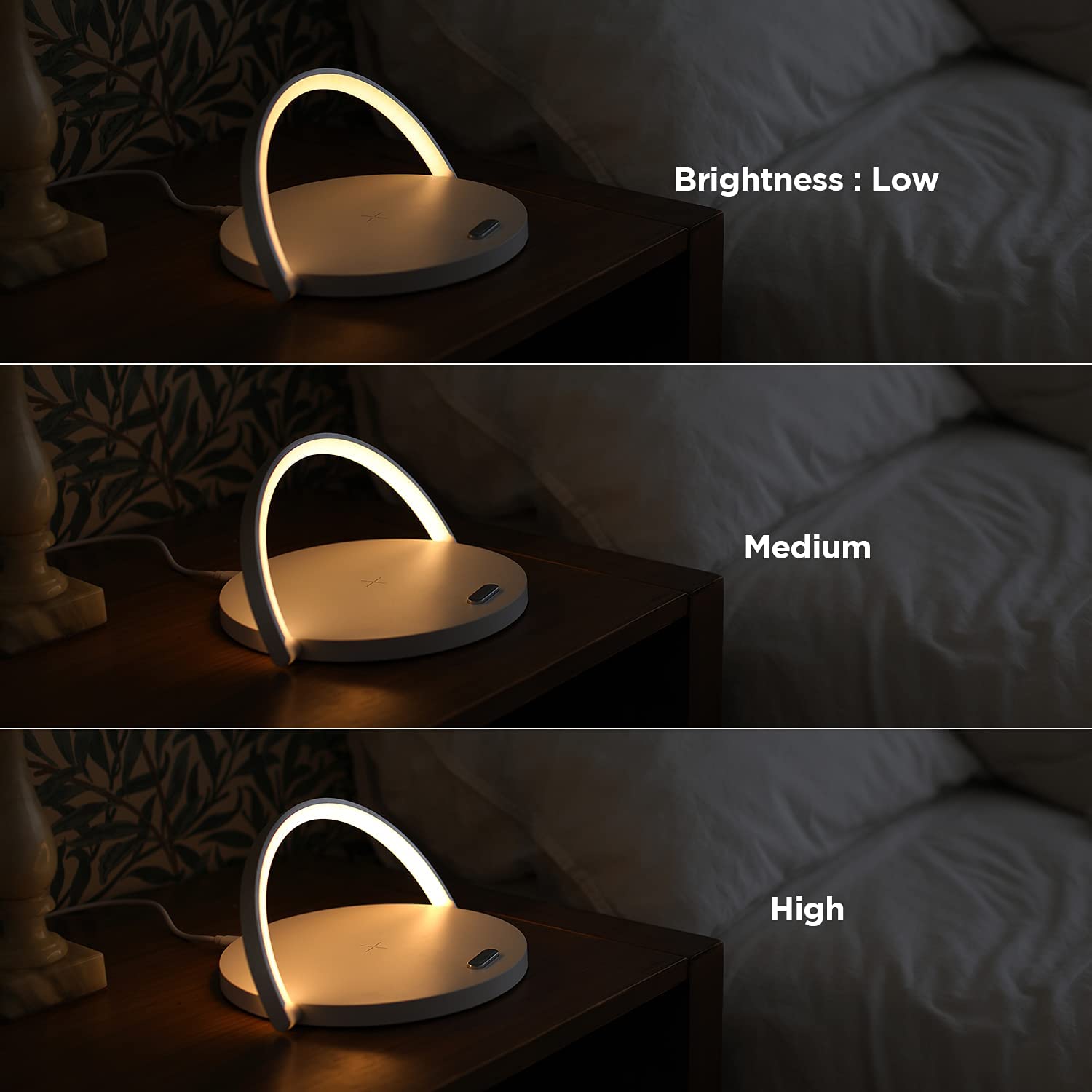 3-in-1 Chargelight - Lamp with Wireless Charger