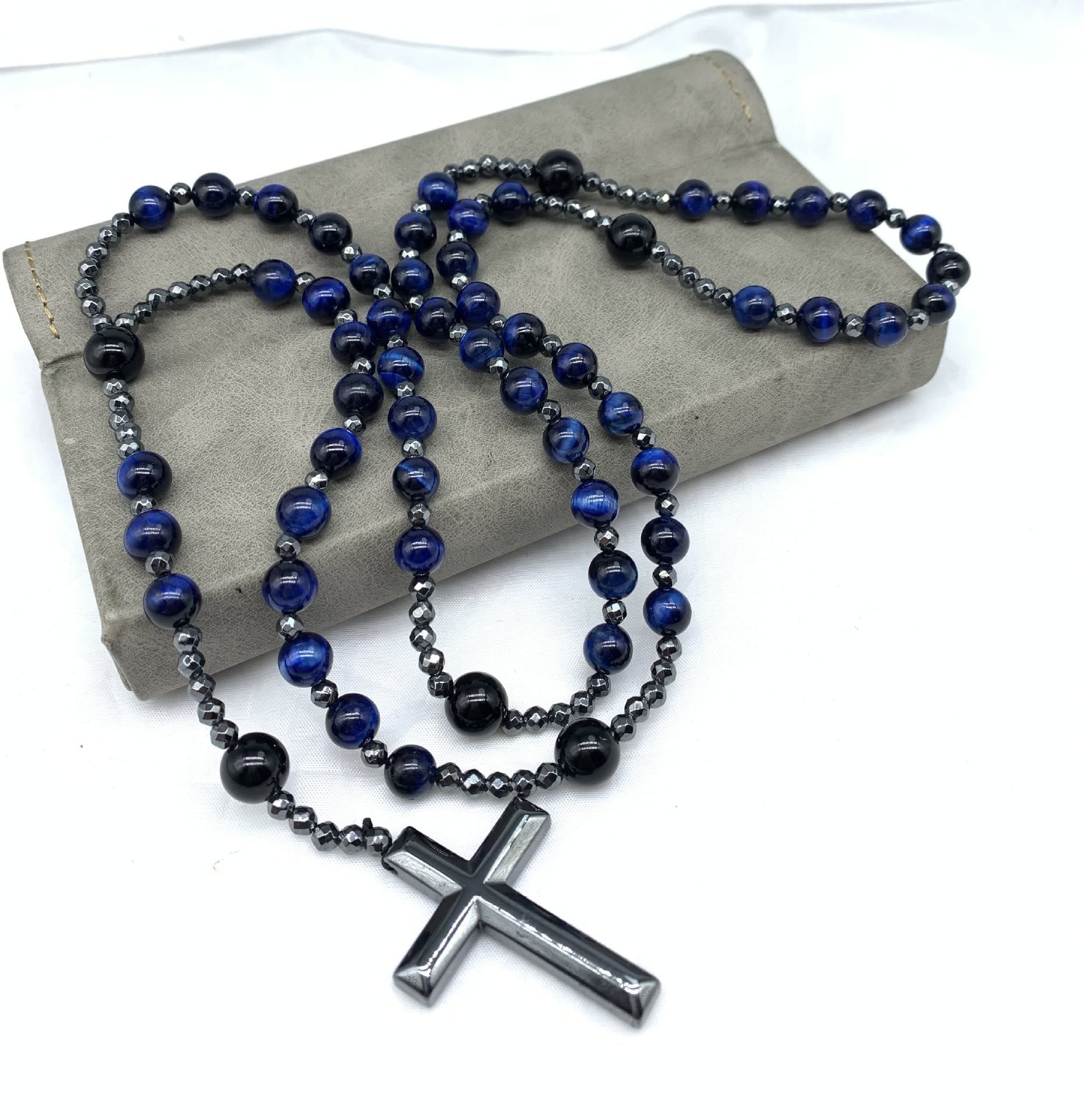 Orion - Tiger Eye Rosary Necklace