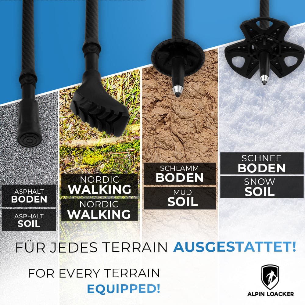UltraLight - Folding Trekking Poles