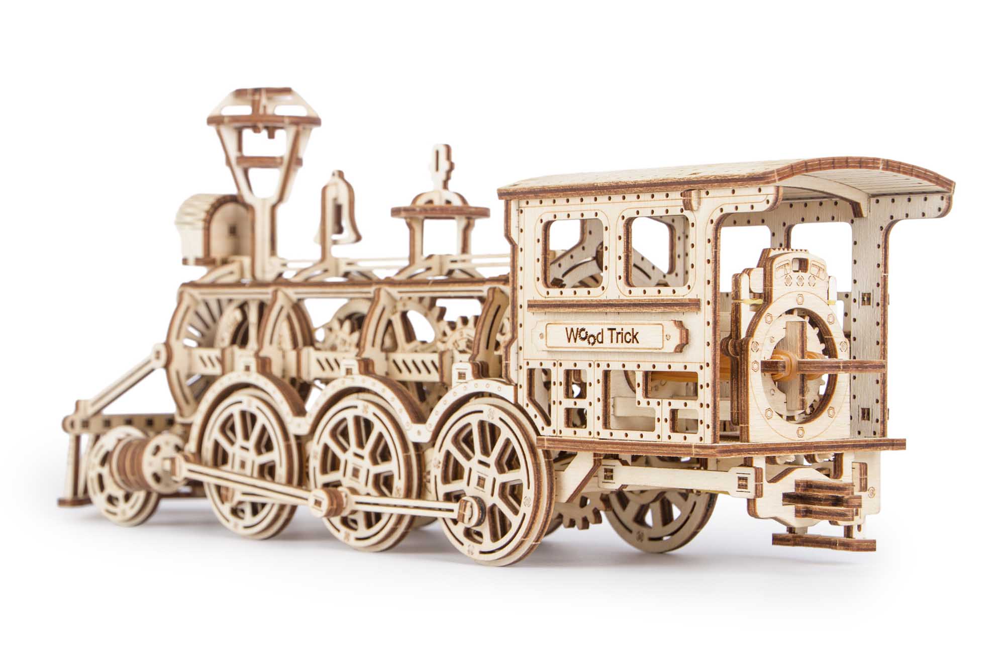 TrainCraft - 3D Wooden Puzzle Steam Locomotive