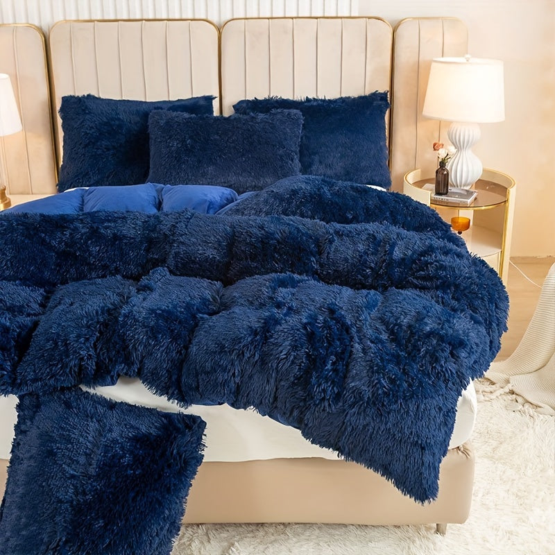Ultra-Soft Plush Duvet Cover Set - Zipped