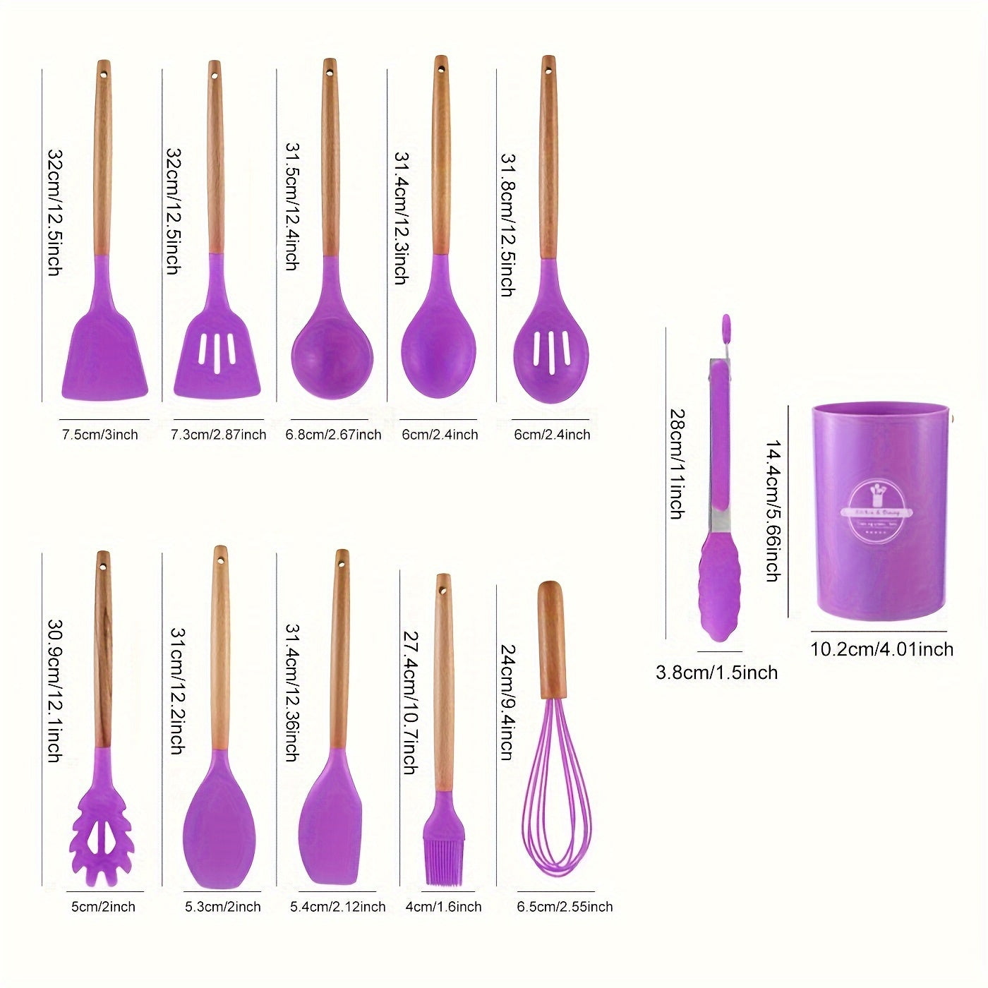 Canaya - Silicone Kitchen Utensil Set