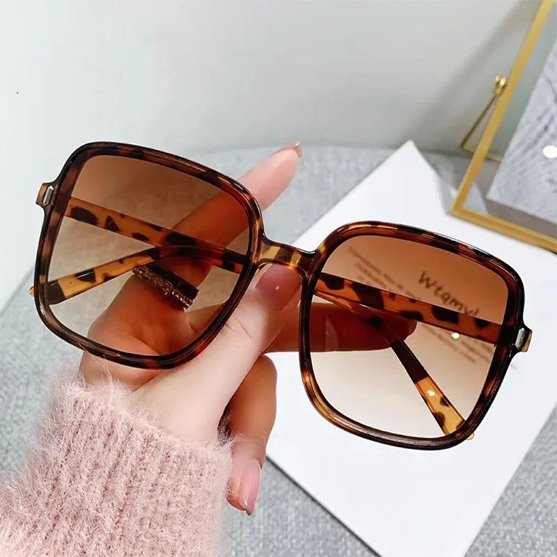 Sheena Shades - Elegant Oversized Square Sunglasses