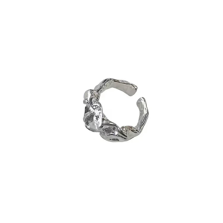 Arden - Lava Texture Minimalist Ring