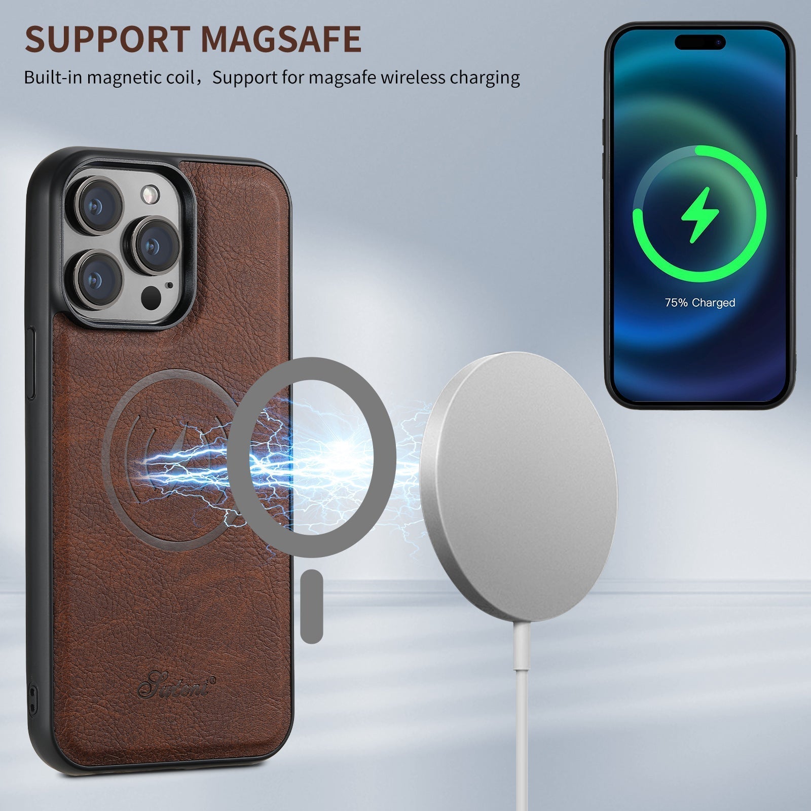 LuxLeather - MagSafe Wallet Case