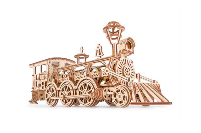 TrainCraft - 3D Wooden Puzzle Steam Locomotive