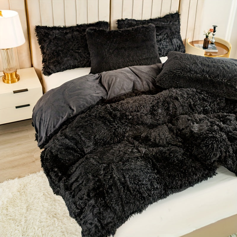 Ultra-Soft Plush Duvet Cover Set - Zipped