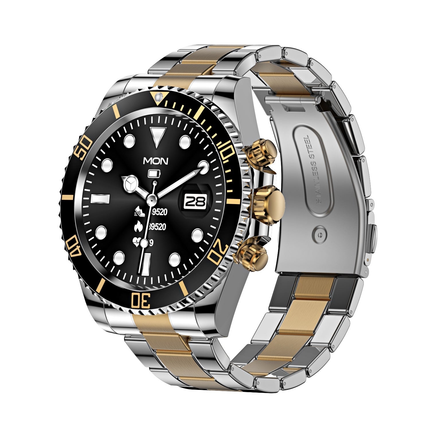PowerTech Smartwatch – Stylish Health Monitor