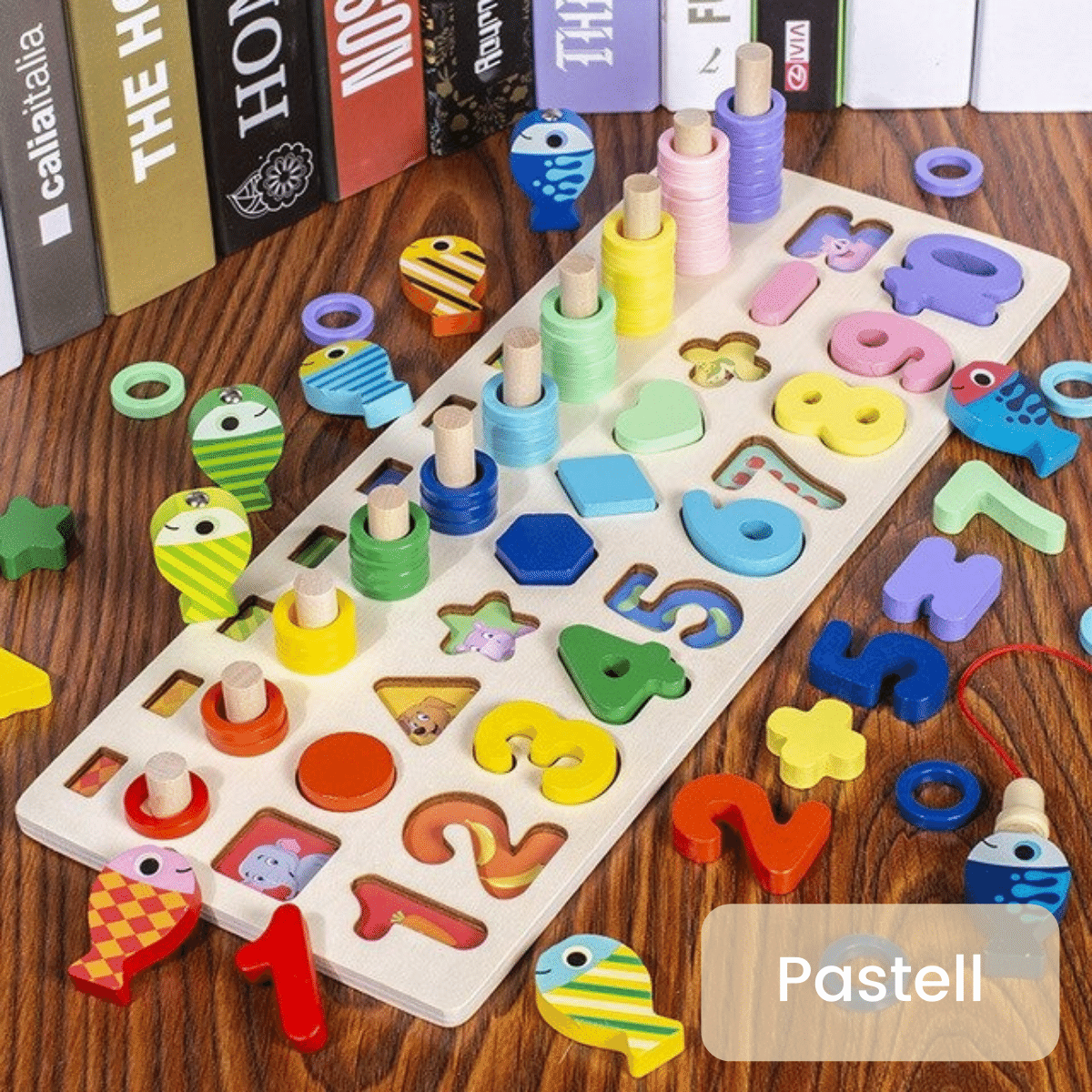Wooden Montessori Board - Educational Learning Toy for Toddlers