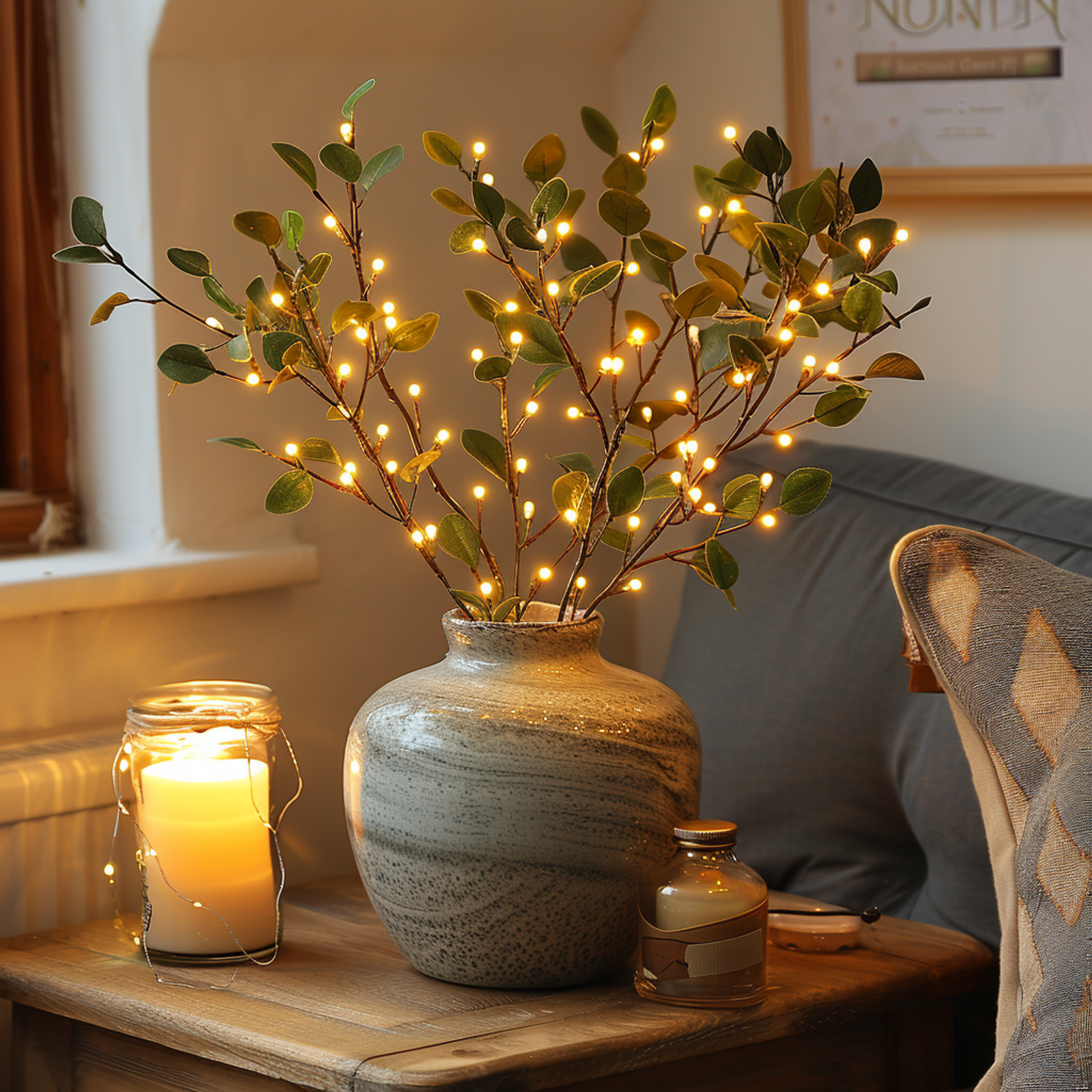 LumiVista Branch Fairy Lights - 70cm Decor