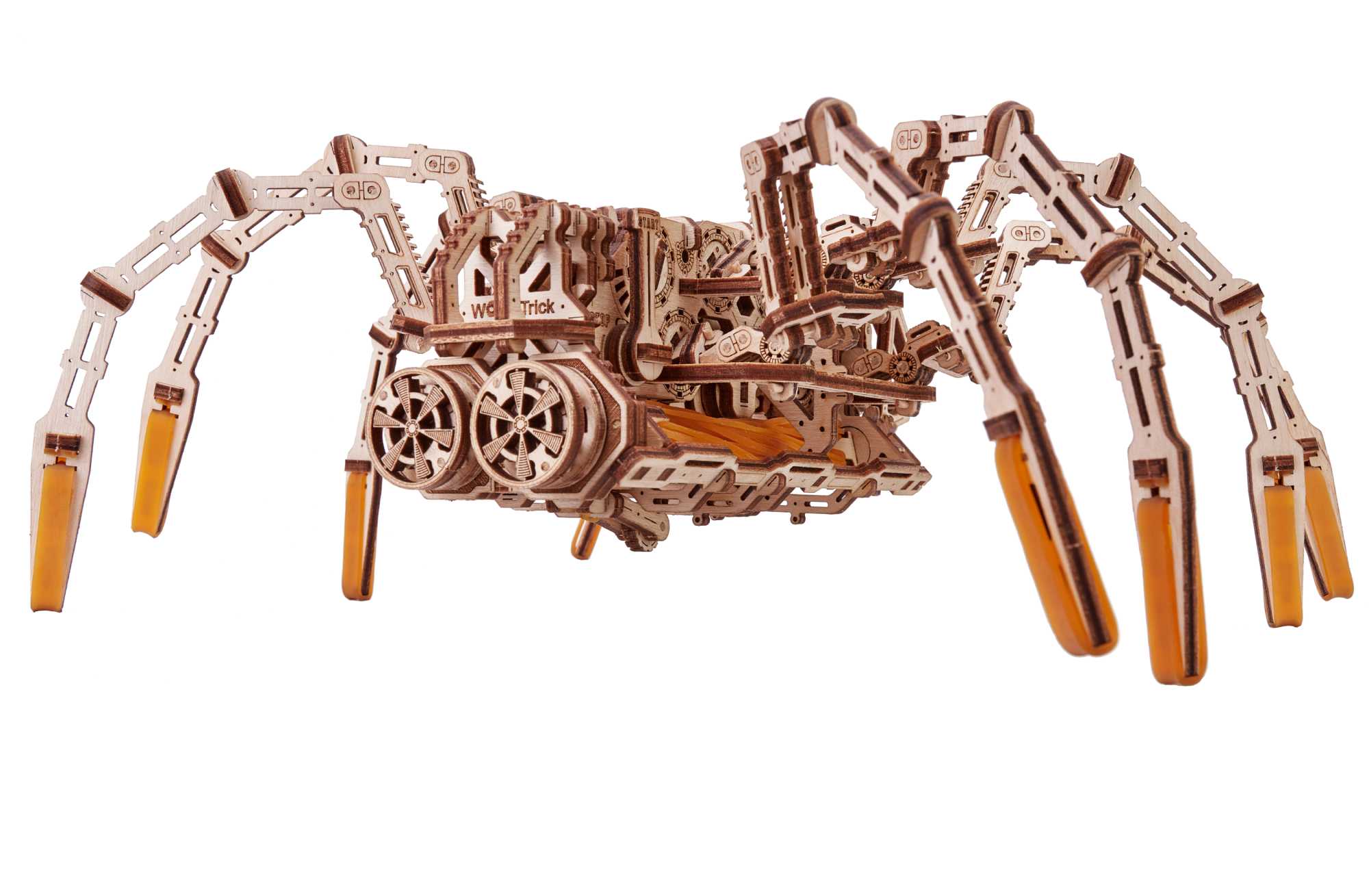 WoodCraft - 3D Mechanical Wooden Spider Puzzle