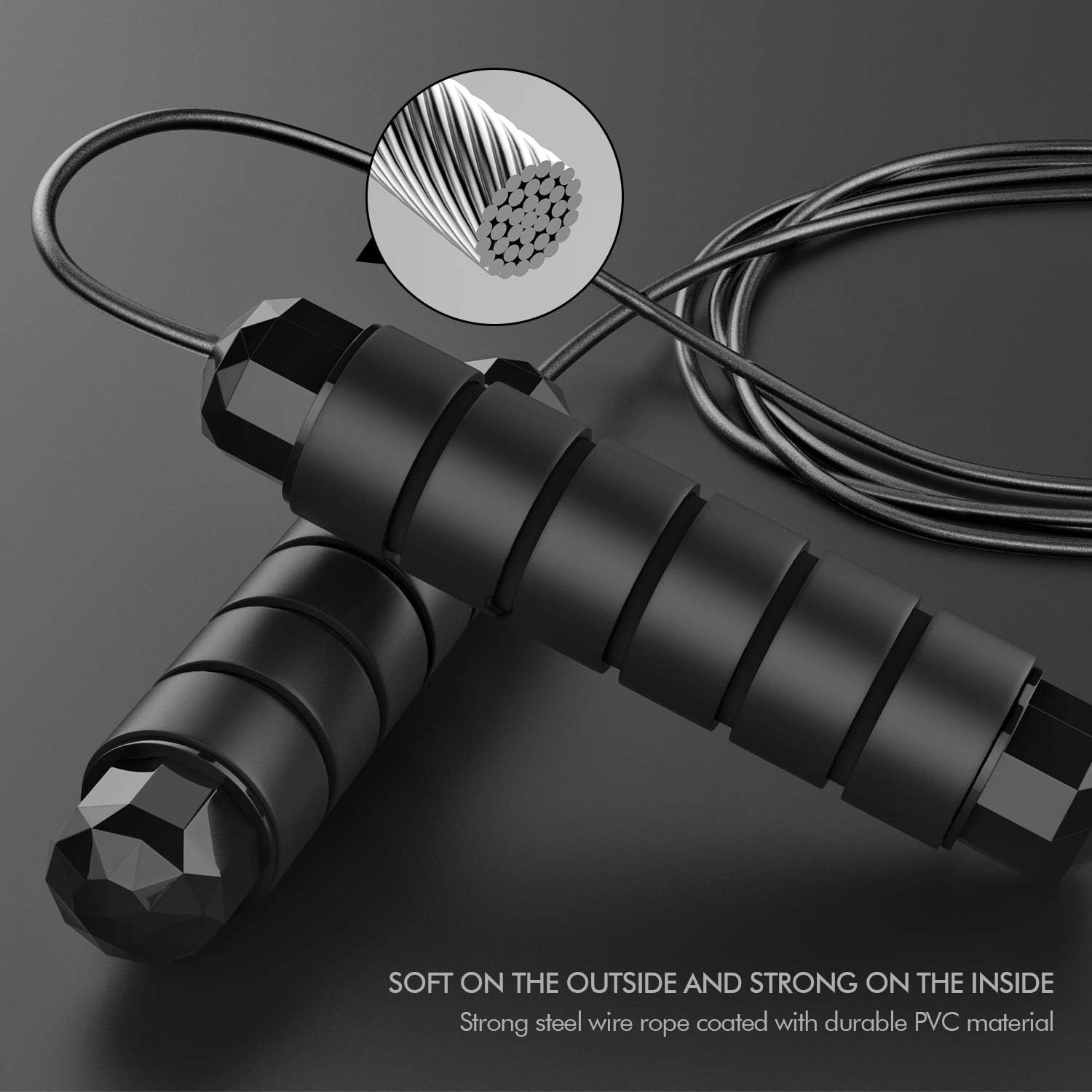 FlexiJump Adjustable Tangle-Free Jump Rope