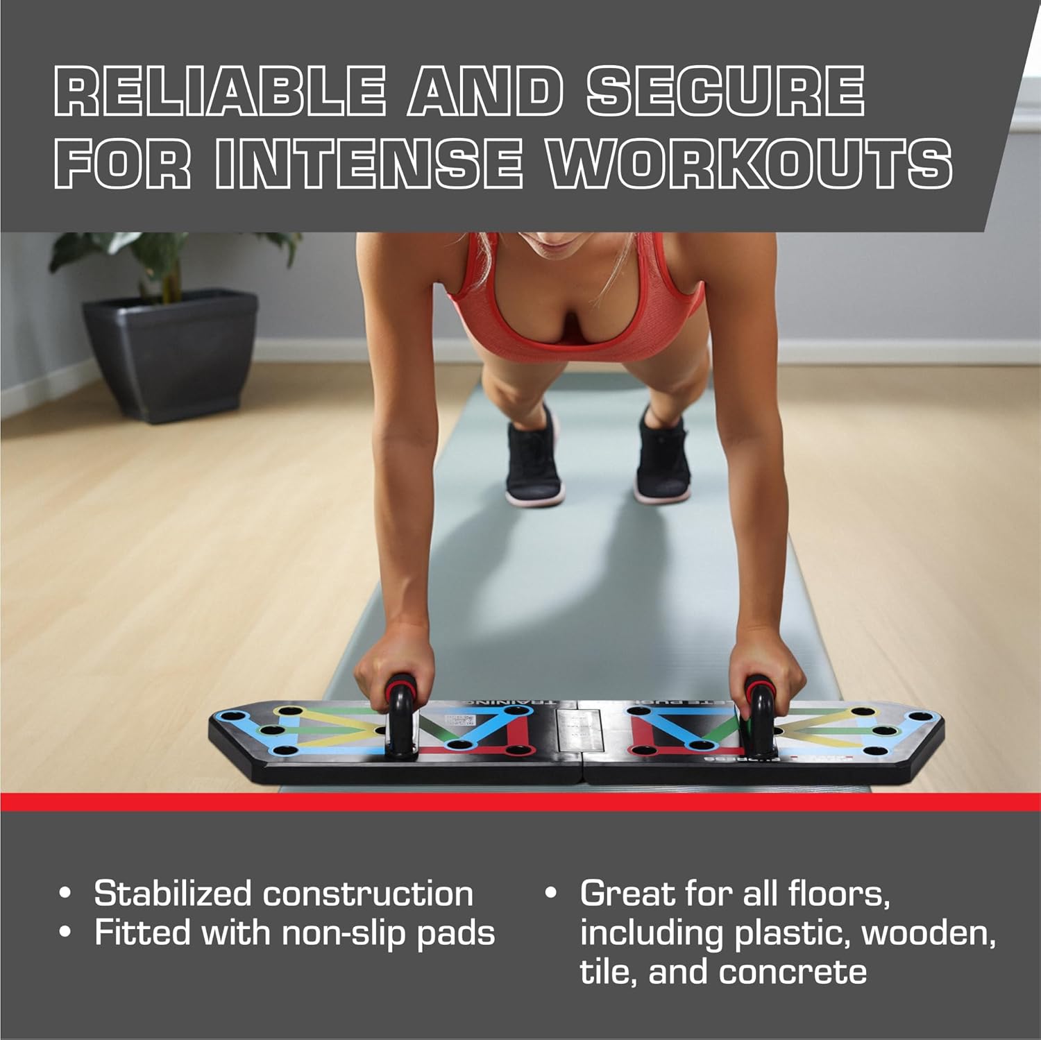 FlexiFit Folding Push-Up Training Board