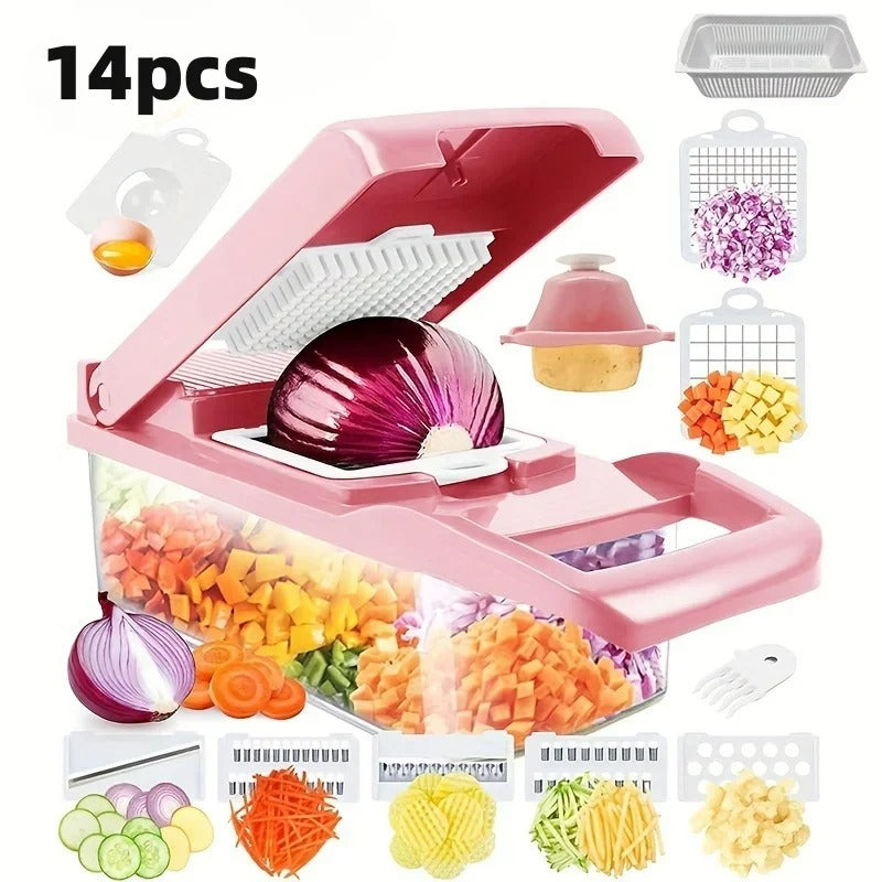 SliceMaster - 14-Piece Vegetable Slicer Set