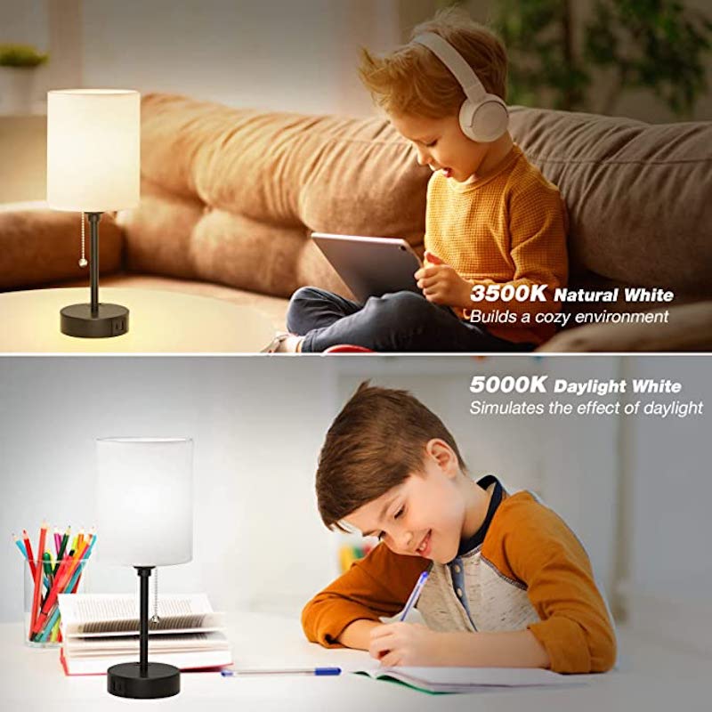 Table Lamp with Wireless Charging - 3 Tones