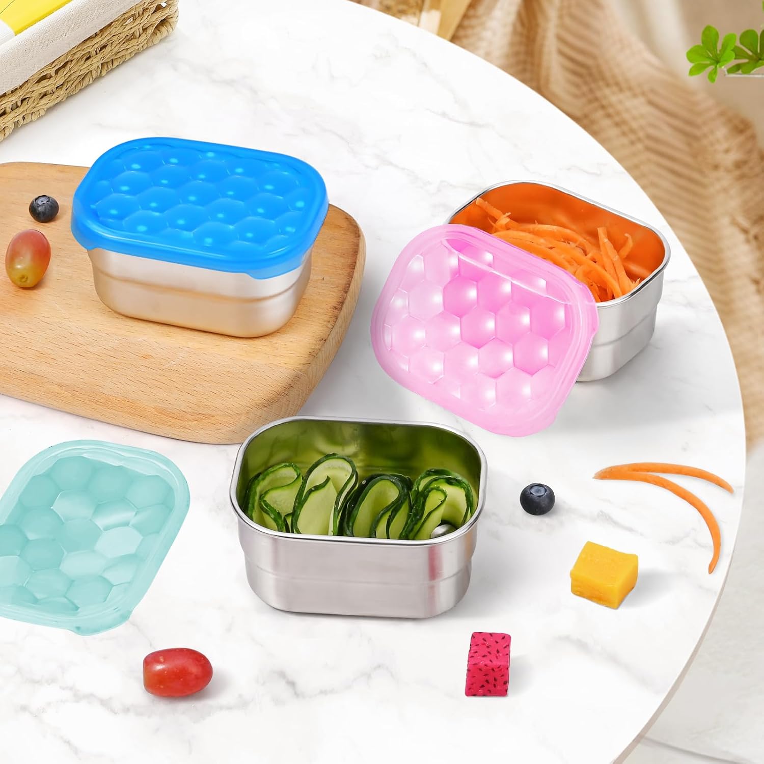 SnackGuard - Stainless Steel Snack Containers