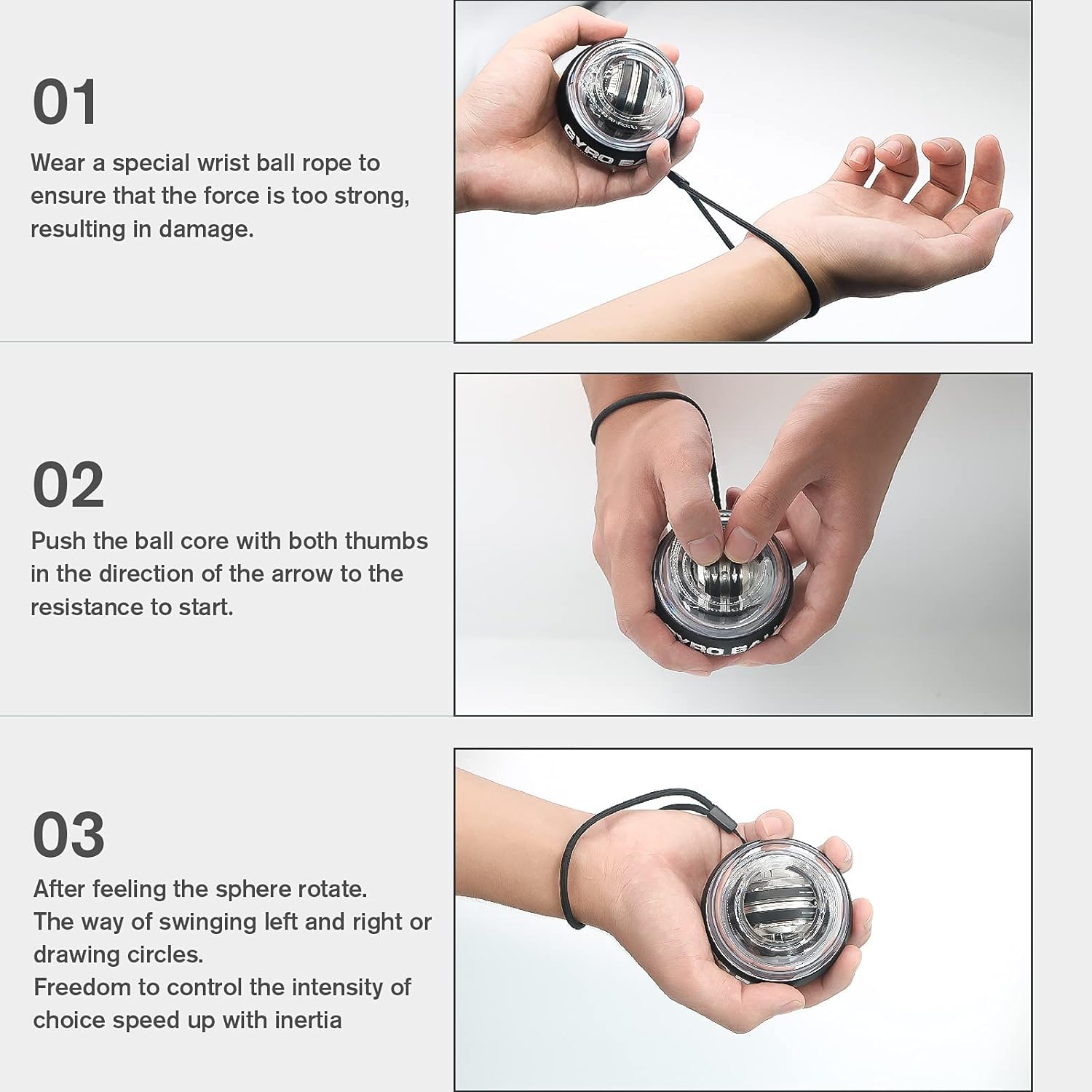 GyroPower Self-Starting Wrist and Forearm Trainer