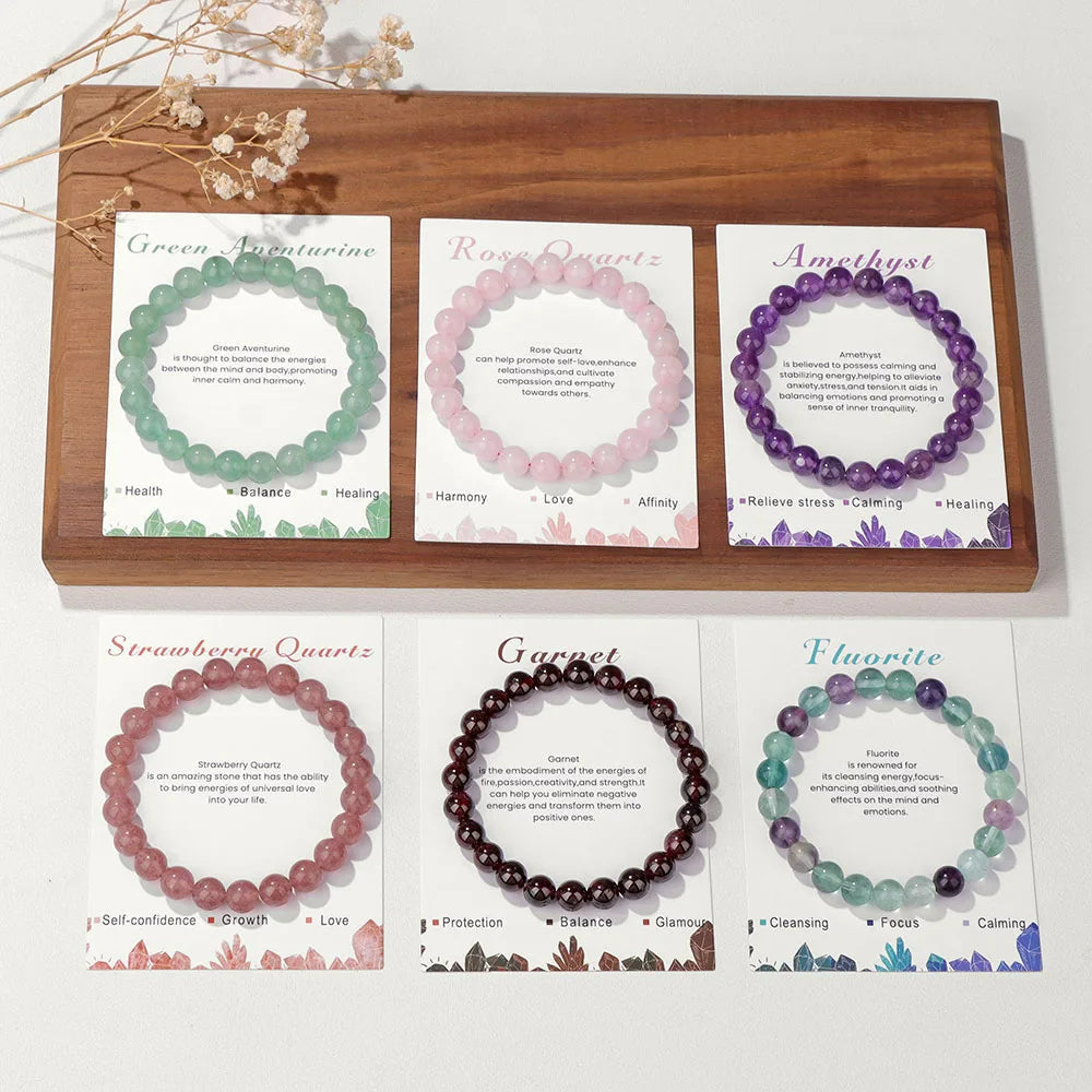 Aria - Natural Crystal Healing Energy Bracelet