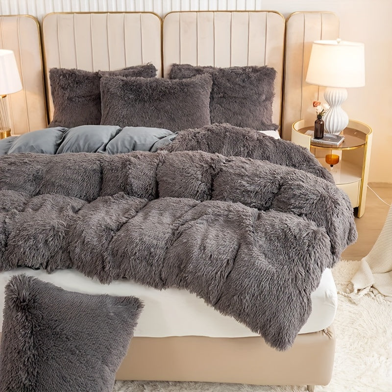 Ultra-Soft Plush Duvet Cover Set - Zipped
