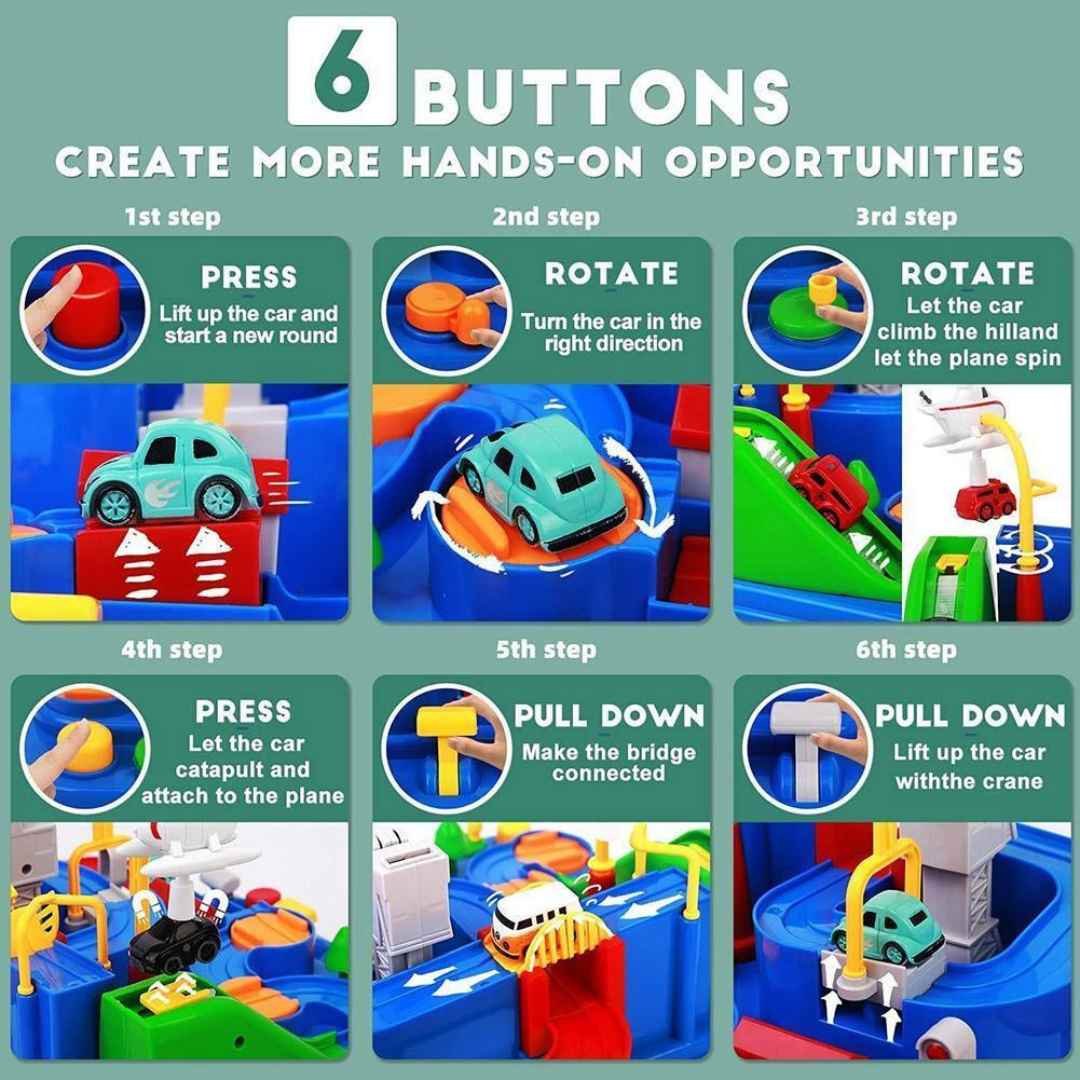 RescueTrack - Educational Toddler Activity Set