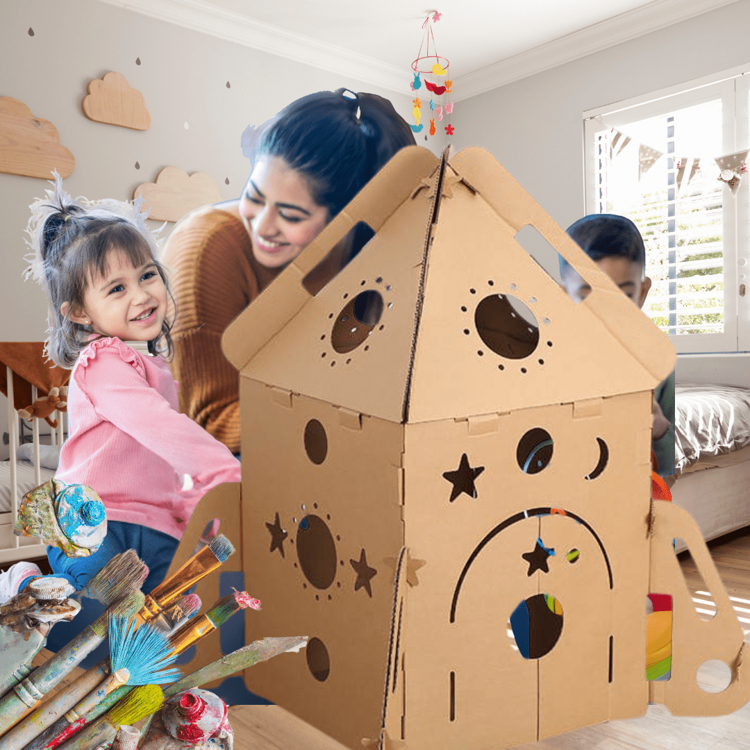 Montessori - DIY Cardboard Figures Building Set