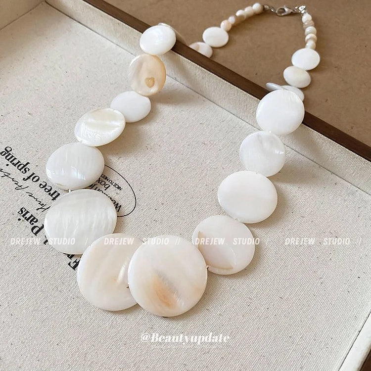 Naya Chic Bohemian Shell Necklace - Adjustable Choker