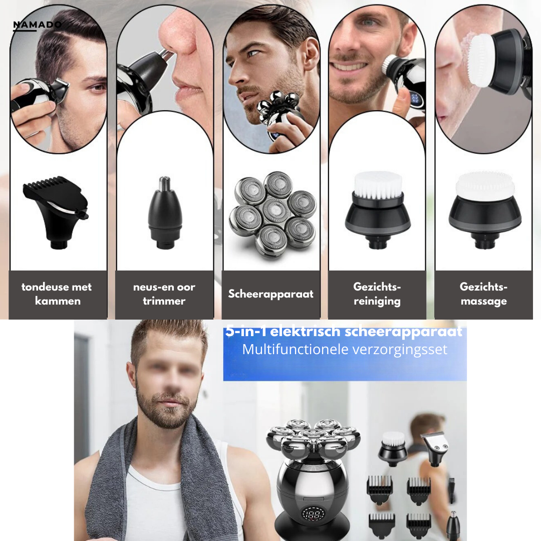 FlexiShave Pro - Luxury Electric Shaver for a Perfect Shave