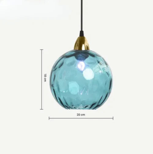 LumiSphere Pendant Light - Elegant Glass Globe Lamp
