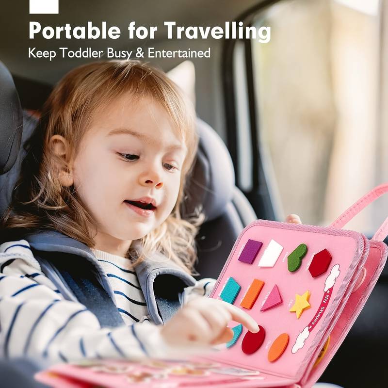 LearnPlay Book - Interactive Quiet Book for Independent Learning