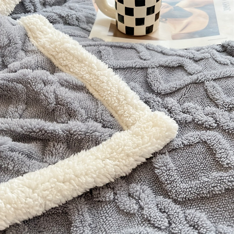 Vintage Double-Sided Fleece Blanket