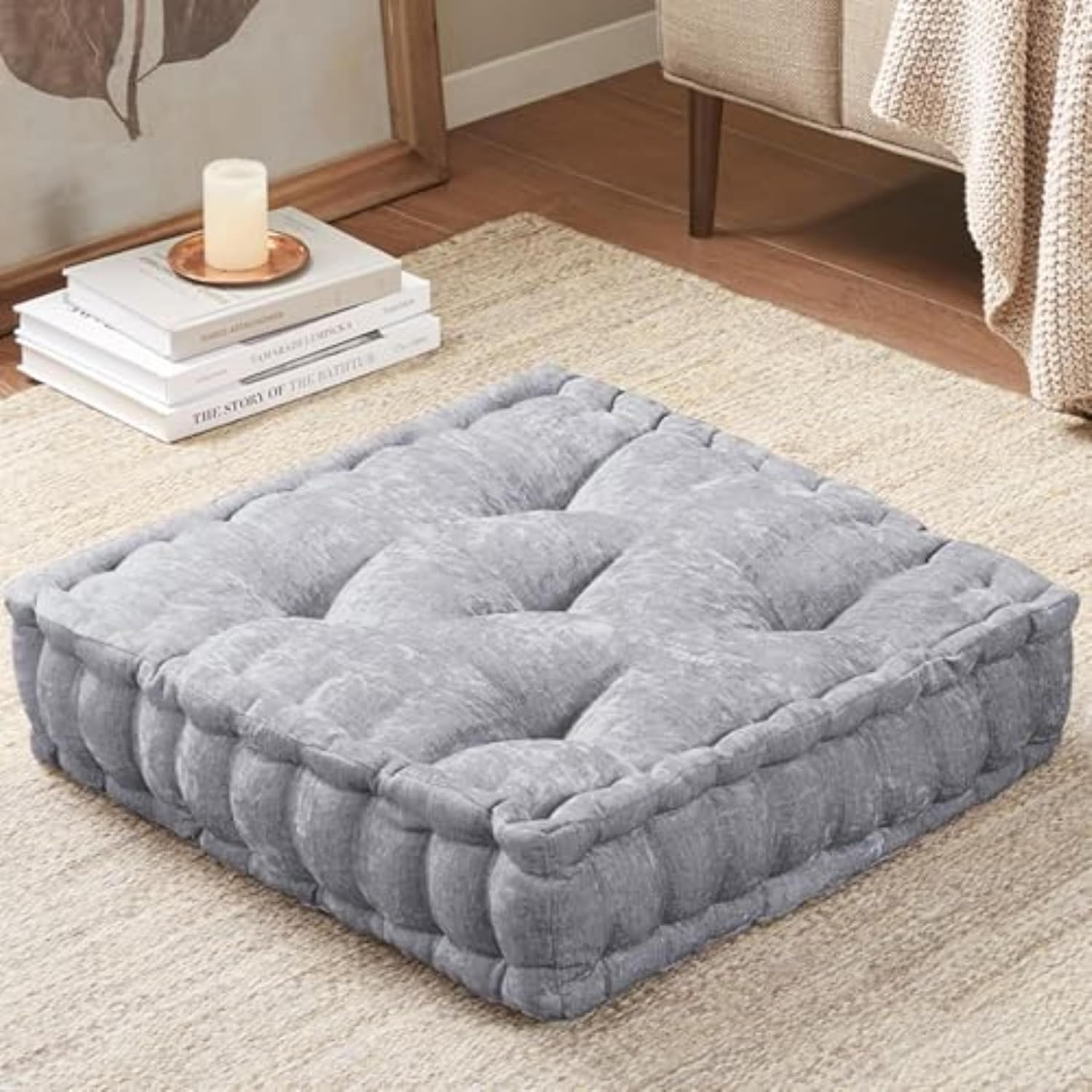 ZenComfort - Luxe Chenille Meditation Cushion