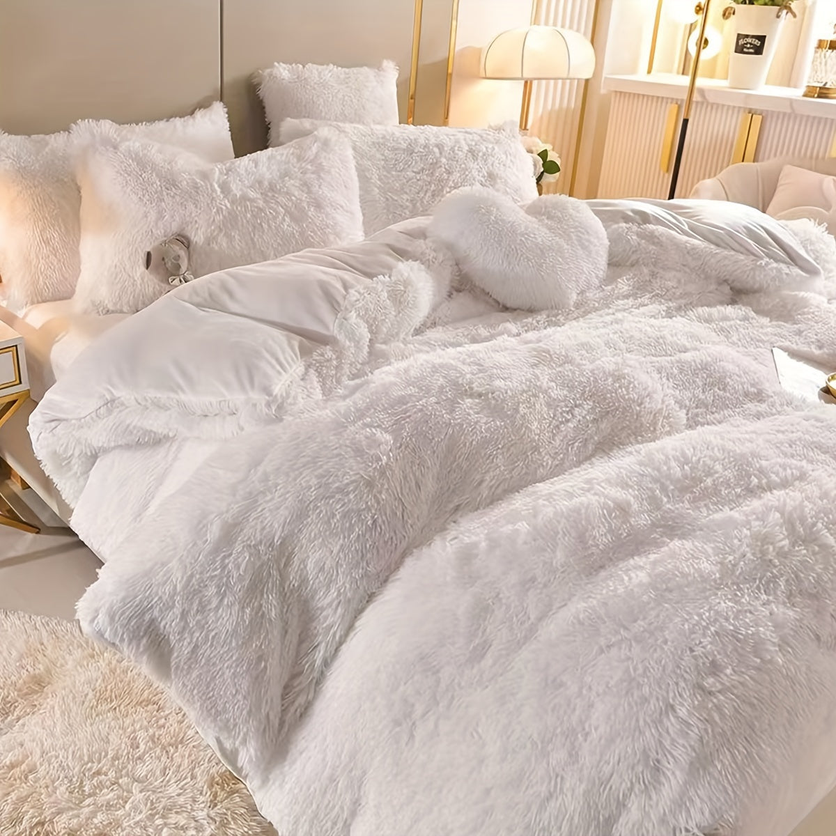 Luxe Velvet Duvet Cover Set - Soft Comfort