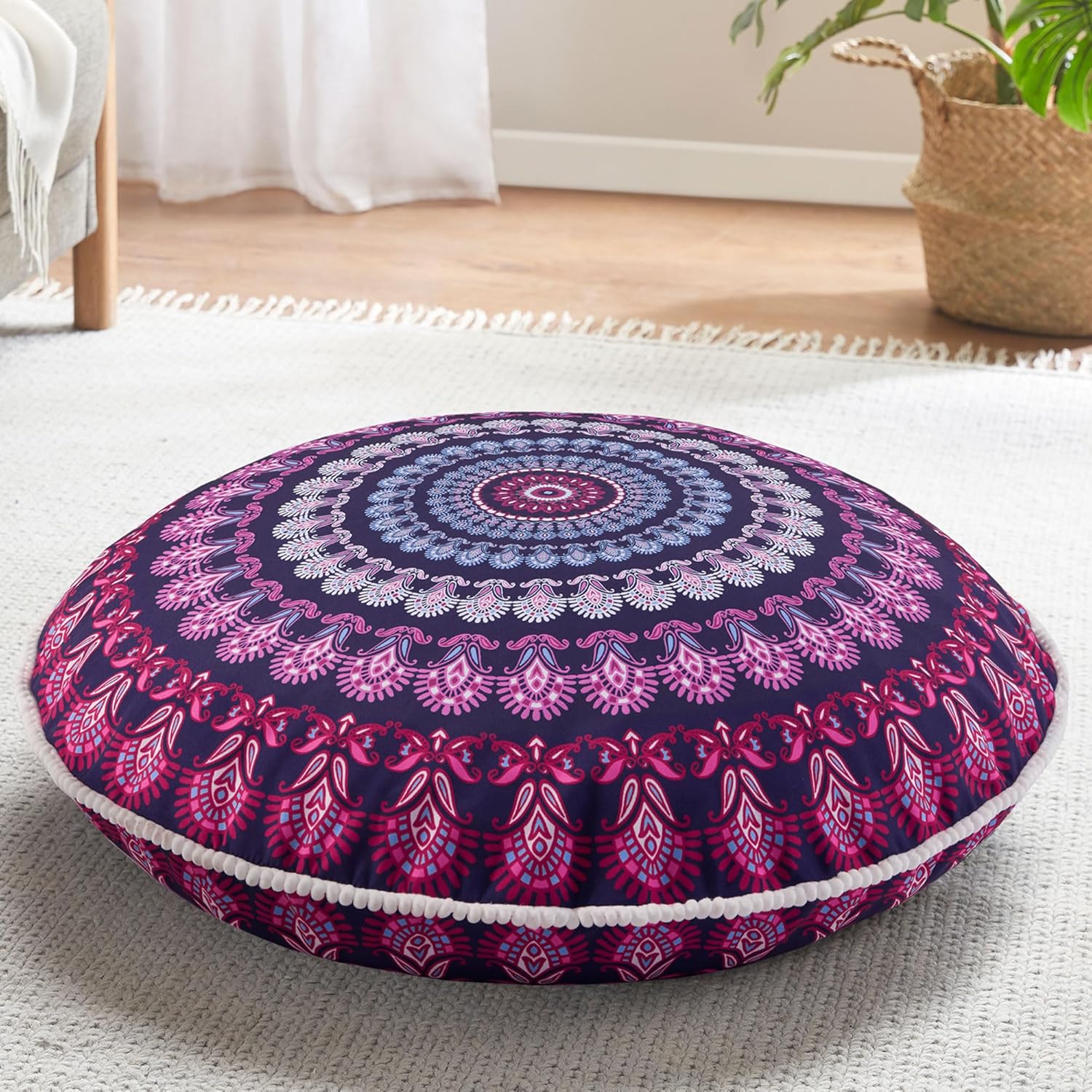 MandalaCushion - Bohemian Meditation Cushion