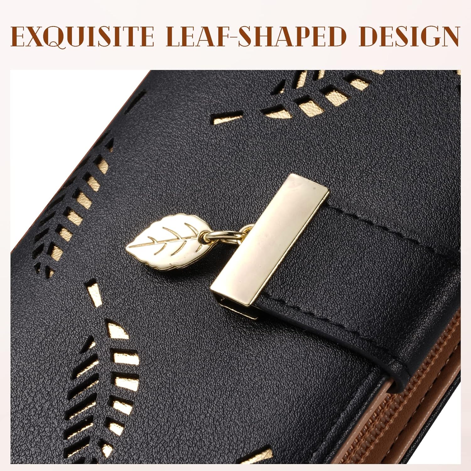 LeatherLeaf - Stylish Leather Wallet for Women