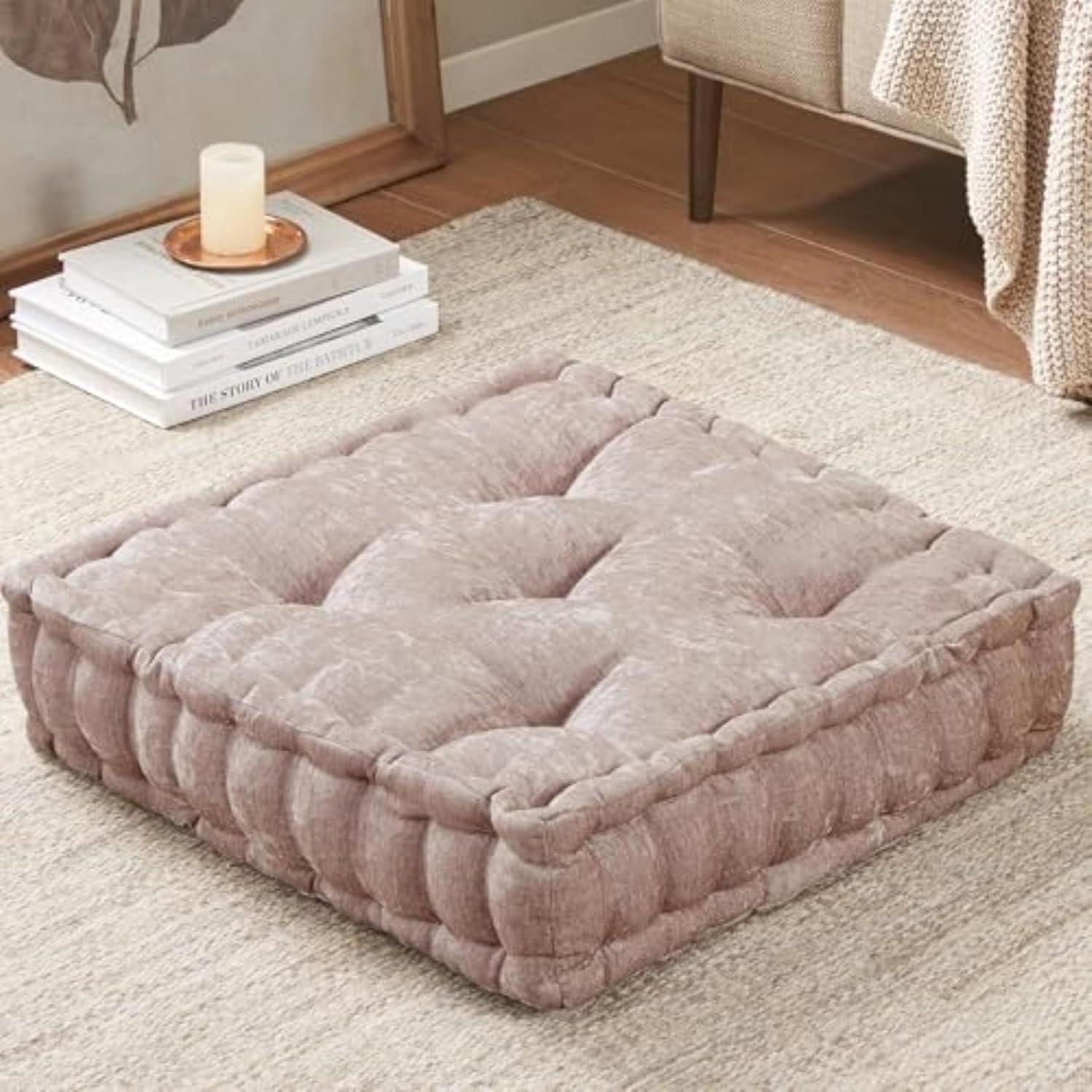 ZenComfort - Luxe Chenille Meditation Cushion
