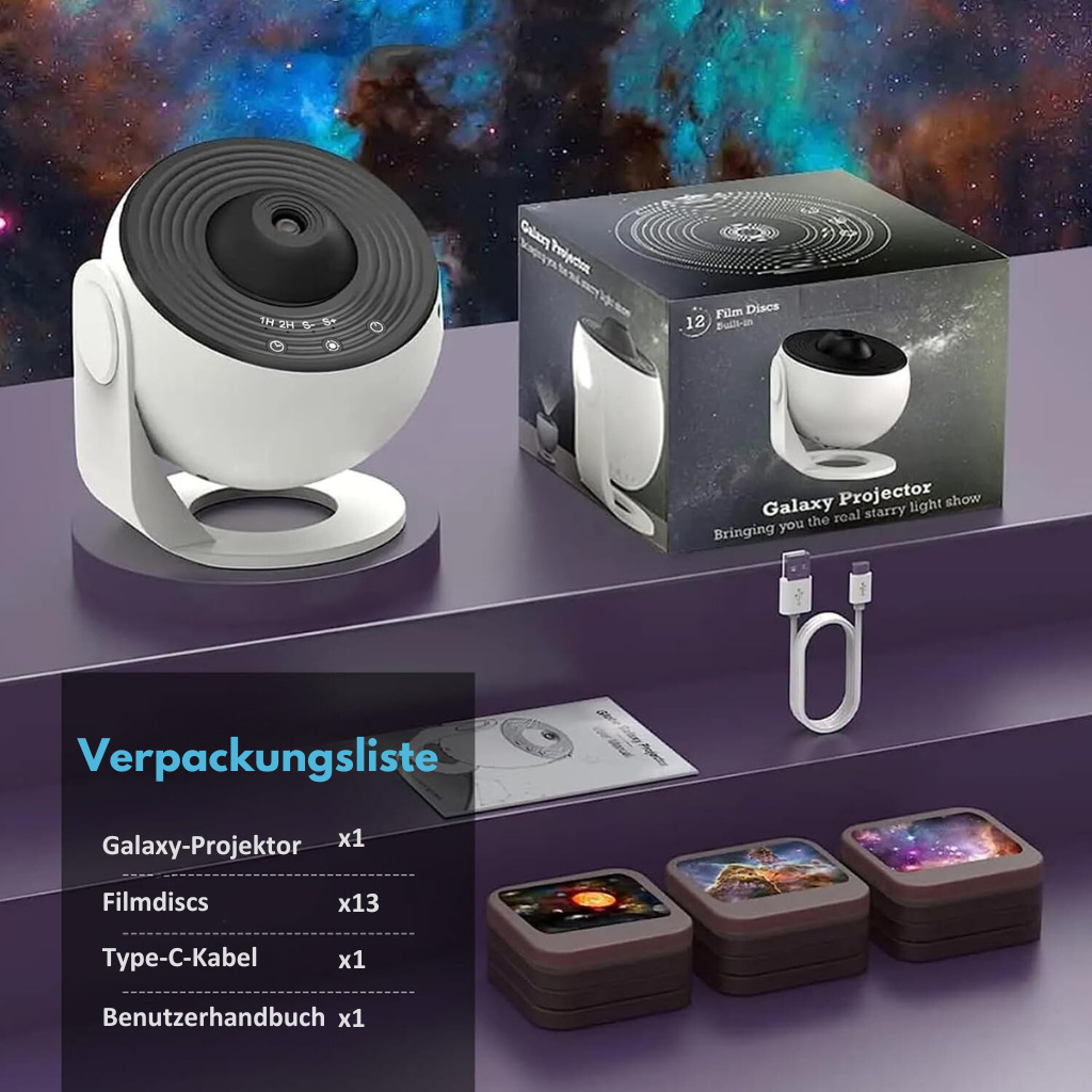 GalaxyNova Projector – HD Star Sky with Timer