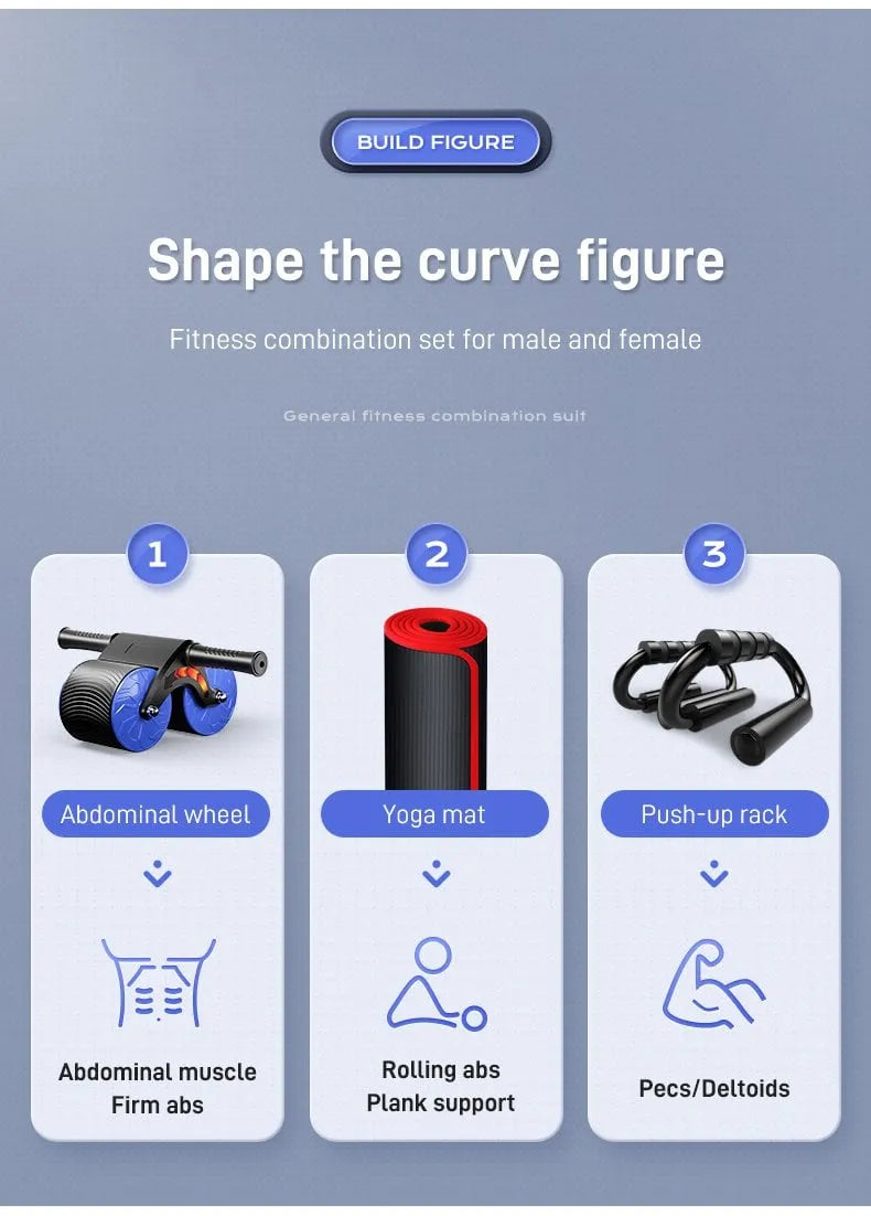 Automatic Ab Roller Pro - Core Workout Wheel