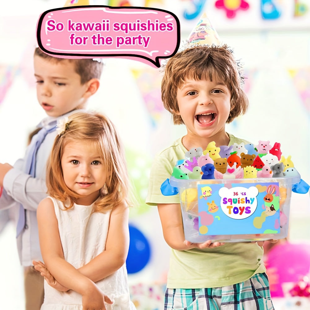 SquishyPals - Kawaii Animal Squishy Toys Set