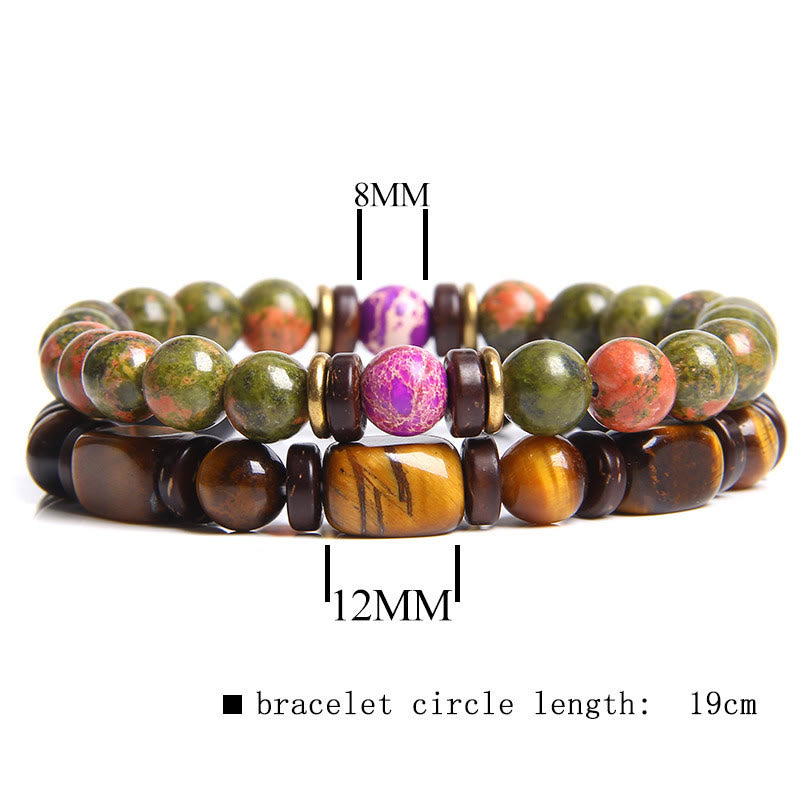 Naya - African Turquoise & Tiger Eye Bracelet for Women