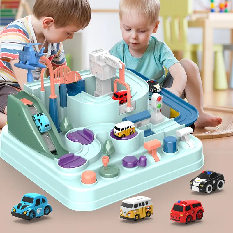SpeedTrack Racer - Build-Your-Own Race Track Set for Kids