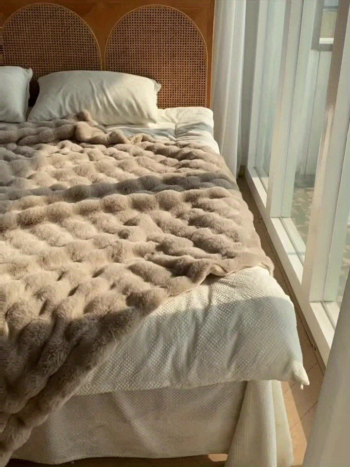 Rabbit Fleece Blanket - Soft & Durable Luxury