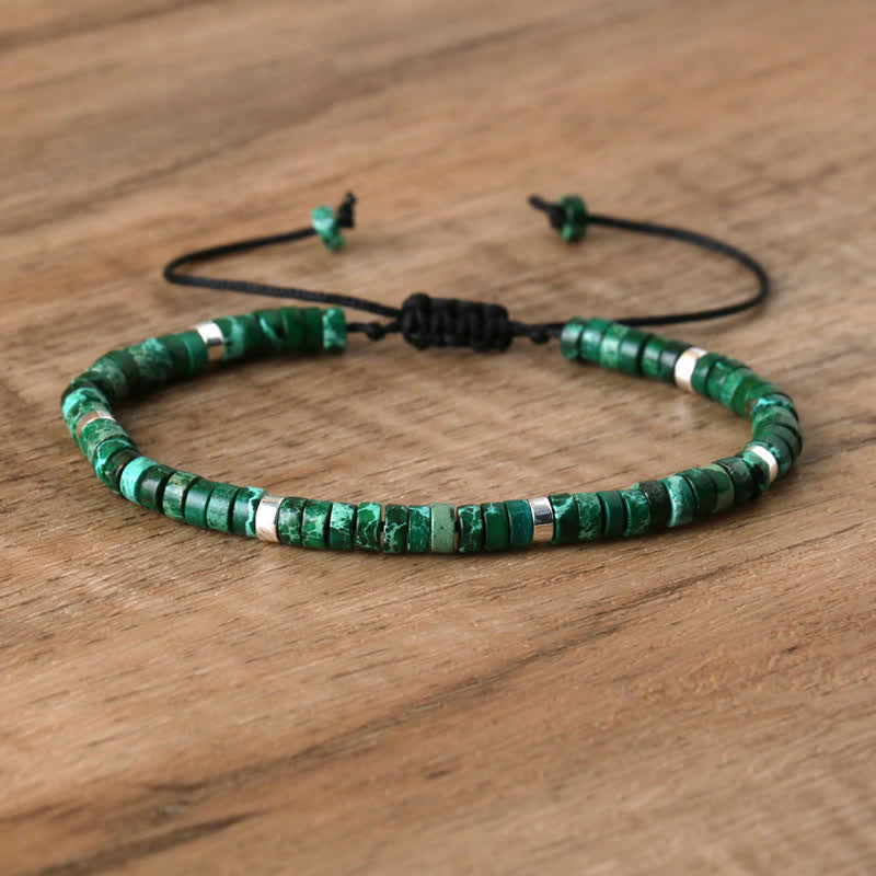 Seraphina - Braided Natural Stone Bead Bracelet for Women