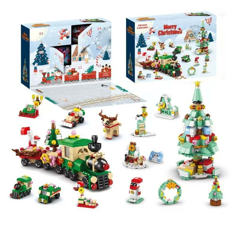 BuildJoy Festive Building Blocks Advent Calendar