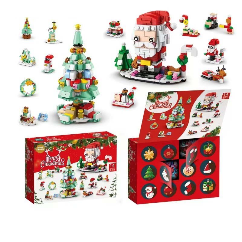 BuildJoy Festive Building Blocks Advent Calendar
