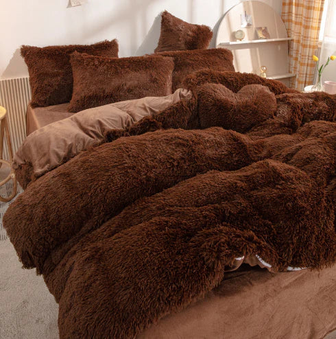 FluffCandy Duvet Set - Long-Hair Winter Warmth