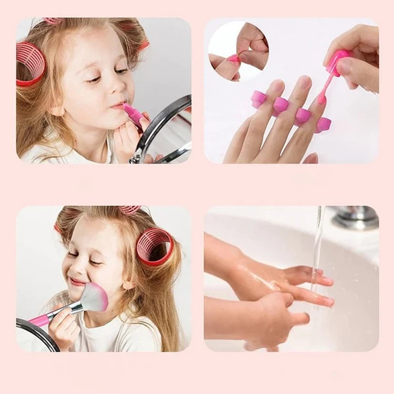 LittleGlam Set - Washable Pretend Makeup Kit for Kids