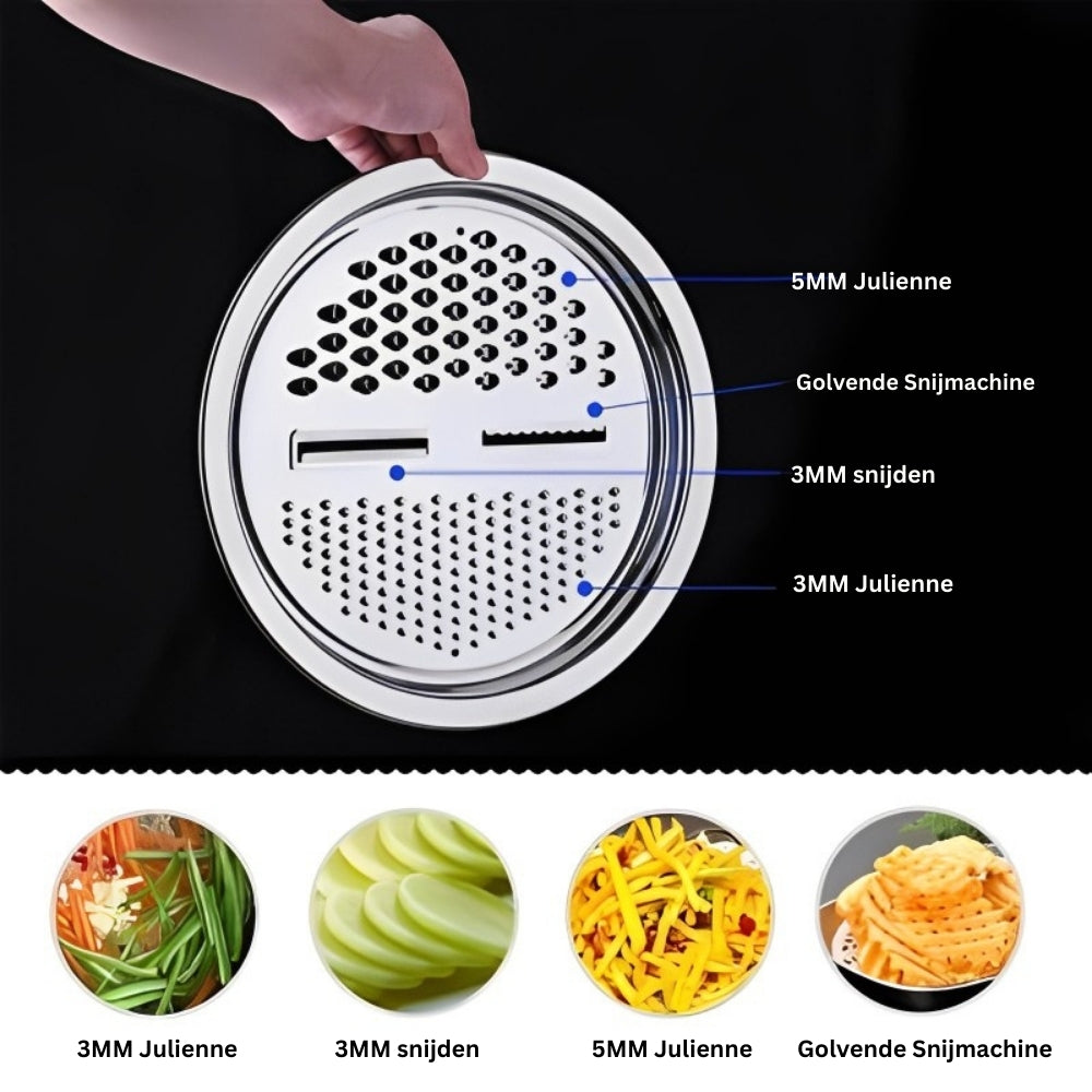 Master Chop - 3-in-1 Stainless Steel Grater Tray