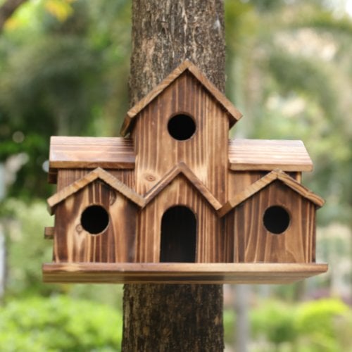 NatureNest - Handmade Wooden Birdhouse